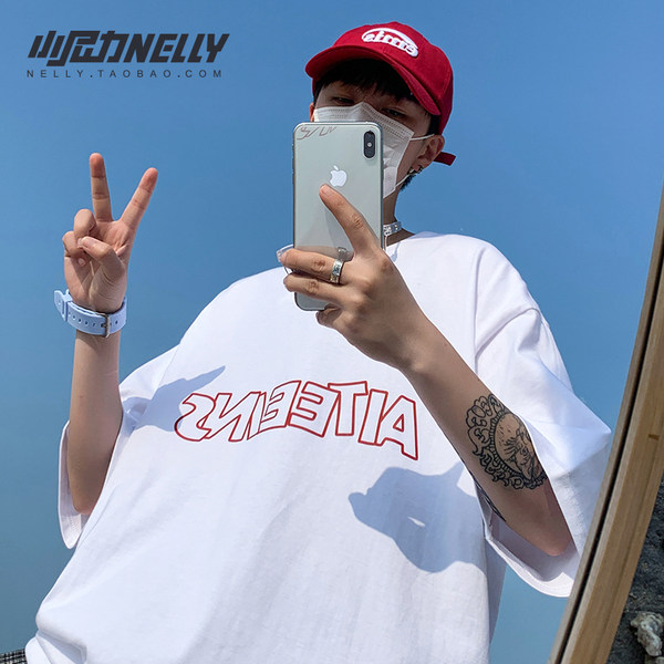 เสื้อยืดคอกลม ผู้ชาย เสื้อยืดผู้ชายเกาหลี เสื้อยืดเกาหลี แบรนด์ NELLY