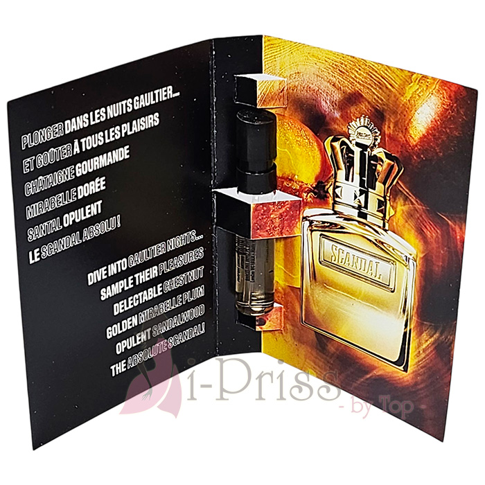 Jean Paul Gaultier Scandal Absolu Perfume Pour Homme 1.5 ml.