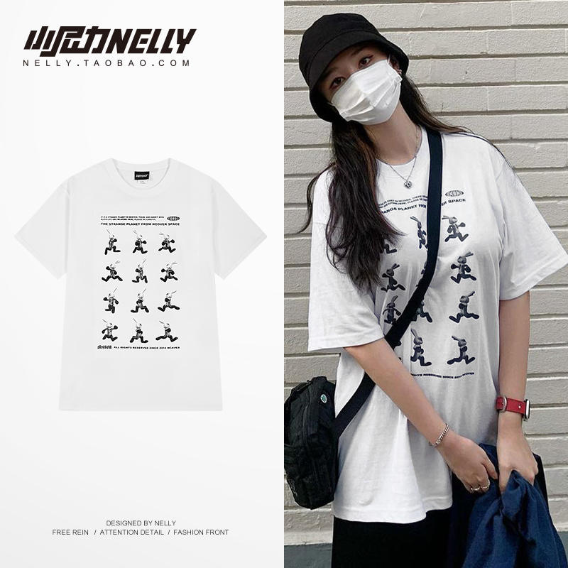 เสื้อยืดคอกลม ผู้ชาย เสื้อยืดผู้ชายเกาหลี เสื้อยืดเกาหลี แบรนด์ NELLY