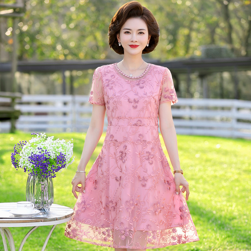 เดรสวัยผู้ใหญ่40-60ปี เดรสคุณแม่ ชุดเดรสทำงานวัยผู้ใหญ่ แบรนด์ MAMA DRESS
