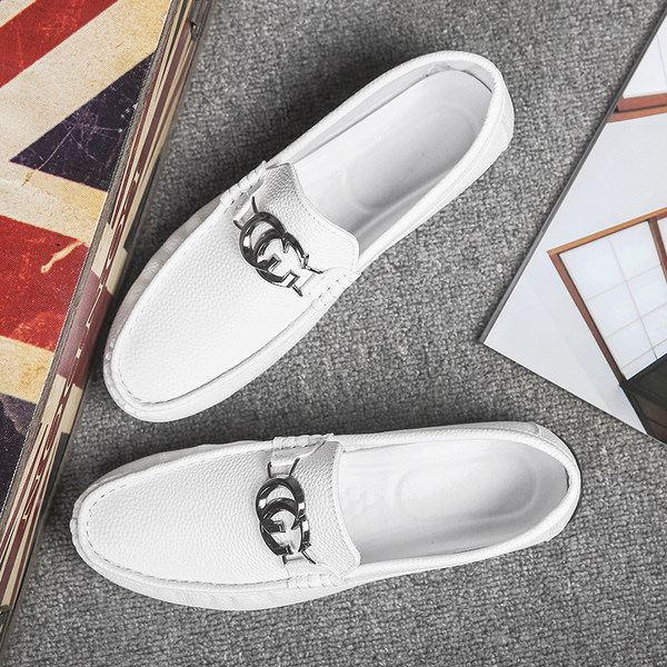 รองเท้าโลฟเฟอร์ชาย รองเท้าผู้ชาย รองเท้าแฟชั่นชาย รองเท้าหนังผู้ชาย Men Loafer Slip-On Shoes