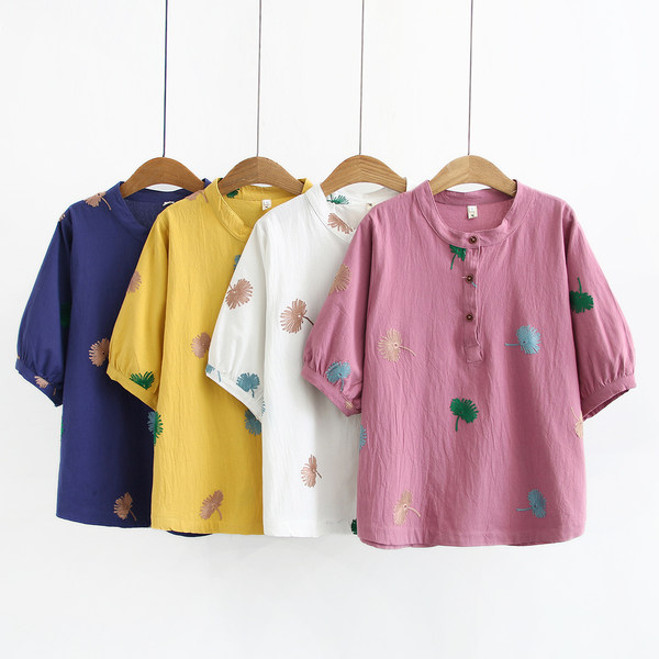 เสื้อลินินสไตล์ผู้ใหญ่ เสื้อคุณแม่ เสื้อผู้ใหญ่ แบรนด์ LININ