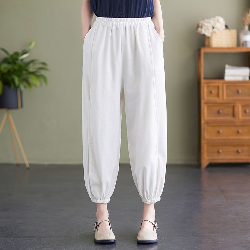 เสื้อลินินคนอ้วน เสื้อทีเชิ้ตคนอ้วนผู้หญิง เสื้อทีเชิ้ตตัวใหญ่ By Literary Plus size
