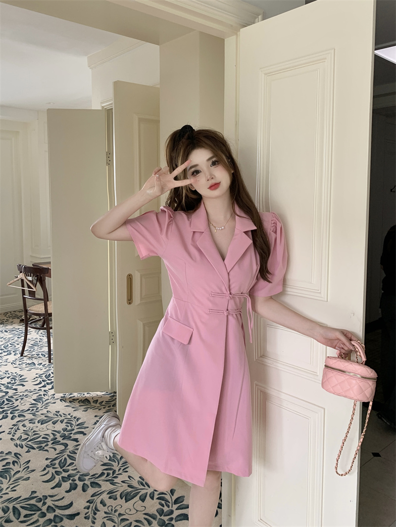 เดรสแขนสั้น มีไซส์ L-4XLอก 38-47 นิ้ว ใส่ได้ทั้งสาวหุ่นดีน่ารักจนถึงสาวอวบพลัสไซส์ จัดส่งฟรี! ทักแชทสั่งซื้อ