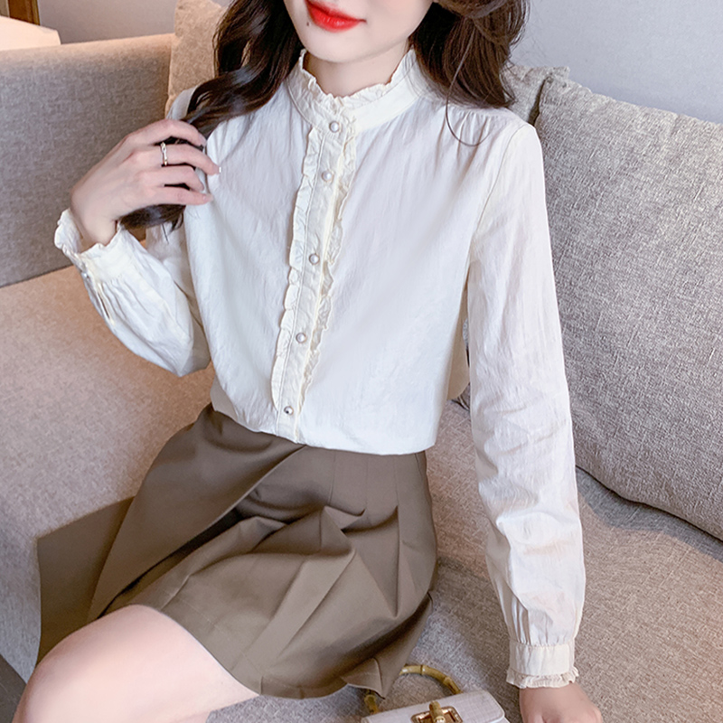 เสื้อเชิ้ตผู้หญิงใส่ทํางาน 390 บาทต่อชิ้น ฟรีค่าจัดส่ง