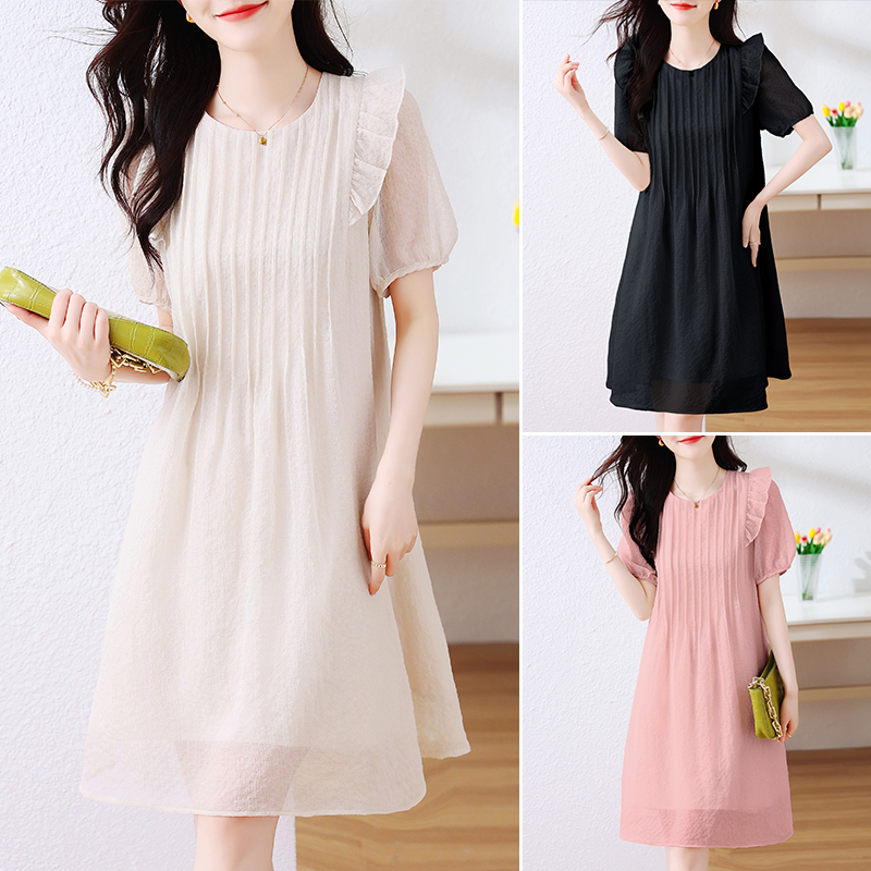 เดรสสาวอวบ มีไซส์ L-4XLอกเสื้อ 38-47 นิ้ว ใส่ได้ทั้งสาวหุ่นดีน่ารักจนถึงสาวอวบพลัสไซส์ จัดส่งฟรี! ทักแชทสั่งซื้อ
