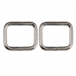 ห่วงเหล็กสี่เหลียม 3/4" สีเงิน (p2)