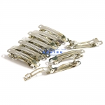 โครงกิ๊บสปริง สีเงิน ขนาด 4 ซม. (แพ็ค10ชิ้น)