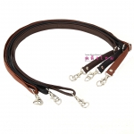 สายกระเป๋าสะพายข้างคอหมาสีเงิน ขนาด 2.0 ซม. (หนังเทียม)