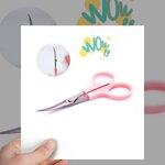 กรรไกรปลายโค้งงอน ขนาด 4.5 นิ้ว