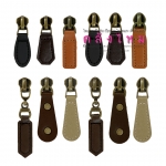 หัวซิปหนังแท้ เบอร์#5 (มีทั้ง ฟันซิปทองเหลือง และ ฟันซิปไนล่อน)