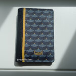 Faure Le Page Navy Blue Monogram Canvas Standard Pocket Wallet