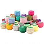 ไหมปัก#8 ยี่ห้อวีนัส [ ด้ายมุกมัน (Venus peal cotton) ]