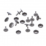 หมุดย้ำสายกระเป๋าแบน สีเงิน (p10)