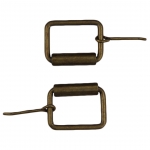 ห่วงเหล็กหัวเข็มขัด (1 1/4") สีทองเหลืองรมดำ (p2)