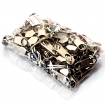 หัวซิปเหล็กธรรมดา เบอร์#5 สีเงิน