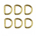 ห่วงเหล็กตัว D (1/2") สีทอง (p6)