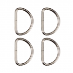 ห่วงเหล็กตัว D (1") สีเงิน (p4)