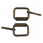 ห่วงเหล็กหัวเข็มขัด (3/4") สีทองเหลืองรมดำ (p2)