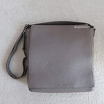 Dior Homme Grey Calfskin Messenger Bag