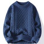 เสื้อกันหนาว ไหมพรม ผู้ชาย แบบเสื้อกันหนาวไหมพรม สำหรับผู้ชาย แบบสวย ถักลาย เรียบหรู มีระดับ 771200