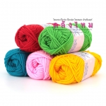 ไหมพรม 3ply "S&C" สีล้วน