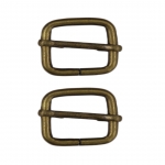 ห่วงเหล็กปรับสาย (3/4") สีรมดำ (p2)