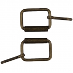 ห่วงเหล็กหัวเข็มขัด (1") สีทองเหลืองรมดำ (p2)