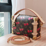 LVxMurakami Monogram Cherry Side Trunk MM (พารากอน 8 วัน)