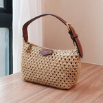 LV Natural Tan Raffia Hills Pochette (พารากอน 8 วัน)