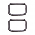 ห่วงเหล็กสี่เหลียม 1" สีนิเกิ้ลรมดำ (p2)