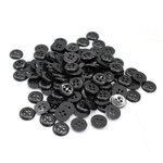 กระดุมพลาสติก สี 12 มิล (65 กรัม)