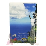 DOLCE & GABBANA Light Blue Beauty of Capri Pour Homme (EAU DE TOILETTE) 1.5 ml.