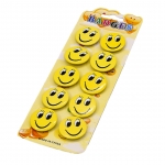 เข็มกลัดหน้ายิ้มเล็ก (คละแบบหน้ายิ้ม 10p)