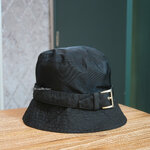 Prada Black Nylon Bucket Hat