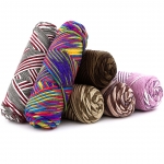 ไหมพรมคอตตอนเกาหลี สีเหลือบ