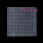 แผ่นเฟรมพลาสติกสี่เหลี่ยม " ตราเสือ " (บรรจุ 10 แผ่น)