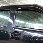 คิ้วกันสาดประตู 4ประตู สีดำ d-max ปี 03-11