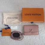 Louis Vuitton Mulan Pink Taurillon Capucines Mini Wallet