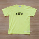 Balenciaga Yellow Crew Slogan Print T-shirt XS