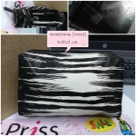 กระเป๋าเครื่องสำอางค์ Estee Lauder สีดำครีม