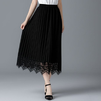Skirt380-สีดำ