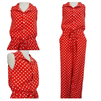 Jumpsuit639-สีส้ม