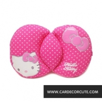 KITTY-ชุด PINK DOT หมอนอิงหลัง