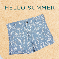 Shorts302-ตัวโน้ตสีฟ้า-Size-M