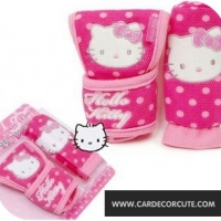 ( ลด 15 % ) KITTY-ชุด PINK DOT หุ้มเกียร์ เบรคมือ