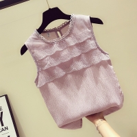 **สินค้าหมด Blouse3738-Size-L-สีชมพูอมม่วง