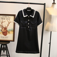 **สินค้าหมด Dress4563-Size-M-สีดำ