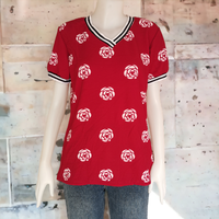 Blouse3245-สีเลือดหมู