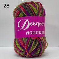 #028 : สีเขียว-แดง-ชม-ม่วง